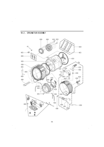 Drumtub Assemy Diagram and Parts List for F14F1CDYP7 ASSEECI LG Washer