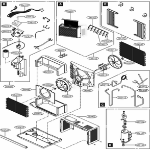 Part Location Diagram of 5231A20030F LG FILTER ASSEMBLY,AIR CLEA
