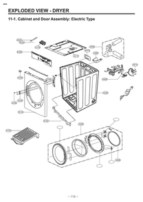 Diagram 2 Diagram and Parts List for WKE100HVA ASSEEUS LG Washer