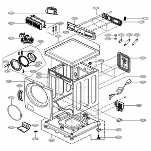 Part Location Diagram of EAM63891317 LG FILTER ASSEMBLY