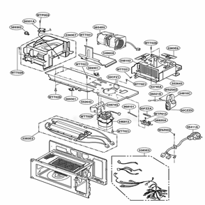 Interior Part 2 Diagram and Parts List for SCA2000BBB ABKEGEU LG Range