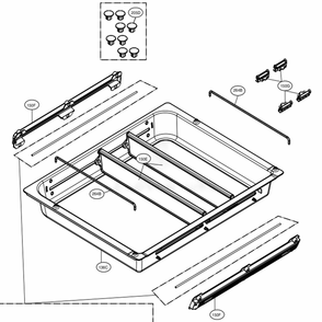 Customchill Parts Diagram and Parts List for 72483 ASTCSE1 LG Refrigerator
