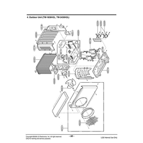 Section 2 Diagram and Parts List for TM-1830H2L AMB6TFC LG Air Conditioner