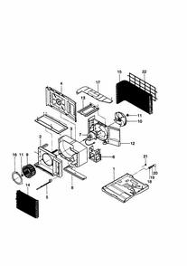 Part Location Diagram of 3041A30002K LG BASE ASSEMBLY,SINGLE