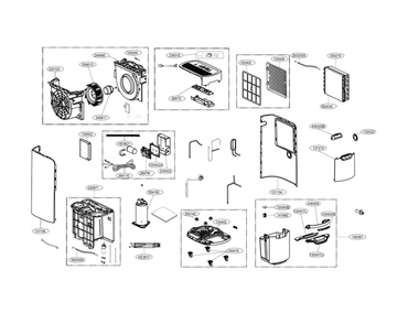 Part Location Diagram of EBD61866003 LG SENSOR,HUMIDITY