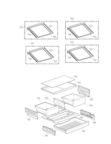 Refrigerator Parts Diagram and Parts List for LFC28768SW  LG Refrigerator