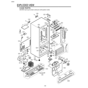 Section 2 Diagram and Parts List for LRBC20512TT ATICLGG LG Refrigerator