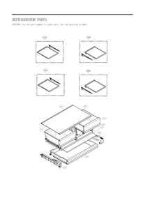 Refrigerator Diagram and Parts List for GC-J268NSSM ASTCNA0 LG Refrigerator
