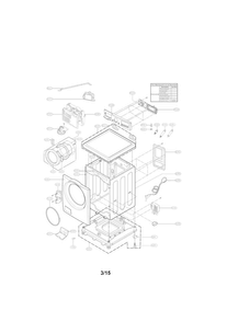 Part Location Diagram of EAM60991309 LG FILTER ASSEMBLY