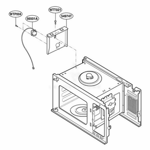 Sensor Parts Diagram and Parts List for KCMS185JSS AS1EKAD LG Wall Oven