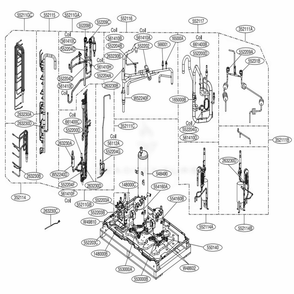 Main 3 Diagram and Parts List for ARUB169BTE4 AWGBLUS LG Air Conditioner