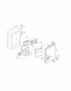 Ice Maker And Ice Bank Parts Diagram and Parts List for 79572034111  Kenmore Refrigerator