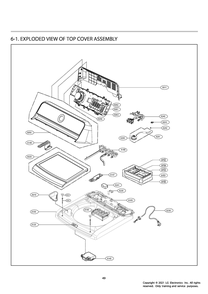 Part Location Diagram of MGC64379208 LG PANEL,REAR