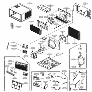 Part Location Diagram of EBR89540701 LG PCB ASSEMBLY,MAIN