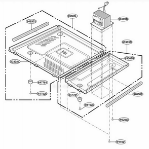 Part Location Diagram of 3B72245C LG Cushion(10*10*100) s 4158