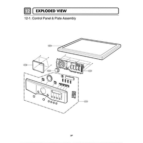 Section 3 Diagram and Parts List for DLE3777W ABWEEUS LG Dryer