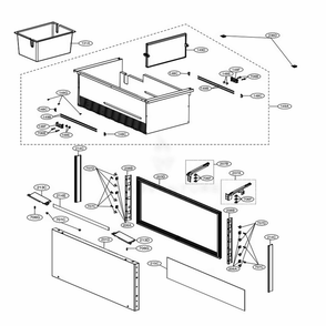 Part Location Diagram of AJP75436302 LG TRAY ASSEMBLY,DRAWER