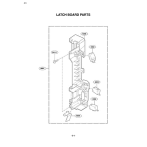 Section 4 Diagram and Parts List for LMV1635SB ABKELGA LG Microwave Oven Combo