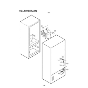 Section 4 Diagram and Parts List for LRFC25750SB AWBCLGA LG Refrigerator