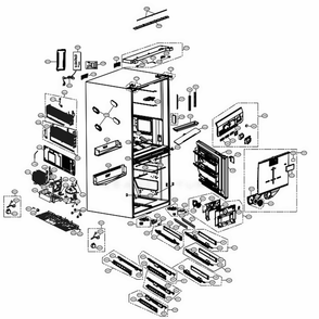 Part Location Diagram of TCA36811404 LG LF