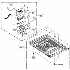 Base Plate Parts Diagram and Parts List for LSRM2085ST CSSESTD LG Range