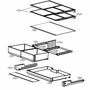Refrigerator Parts Diagram and Parts List for 75065 ASTCSE0 LG Refrigerator