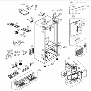 Part Location Diagram of EBR86093777 LG PCB ASSEMBLY,MAIN