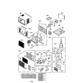 Part Location Diagram of ACG73747201 LG CONDENSER ASSEMBLY,FIRST