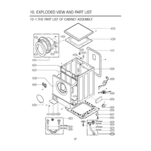 Part Location Diagram of 6601ER1001B LG SWITCH ASSEMBLY,LOCKER