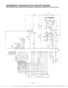 Complete Microwave Oven Page 10 Diagram and Parts List for MA-1554M  LG Microwave