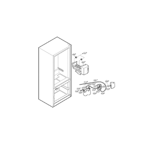 Part Location Diagram of 5221JJ2002A LG VALVE ASSEMBLY,WATER