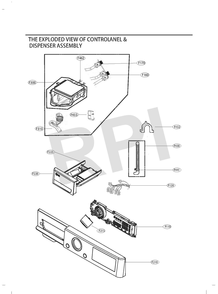 Diagram 2 Diagram and Parts List for WM1455HVA  LG Washer