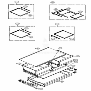 Refrigerator Parts Diagram and Parts List for LFXS28968S ASTCNA2 LG Refrigerator