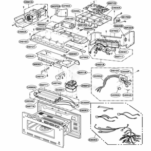 Interior Part 2 Diagram and Parts List for SCB2000CCC ABSLGEU LG Range