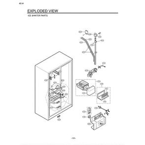 Section 7 Diagram and Parts List for LSC26905SB AWBCLGA LG Refrigerator