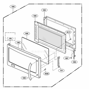 Part Location Diagram of 383EW1A108D LG SERVICE PARTS