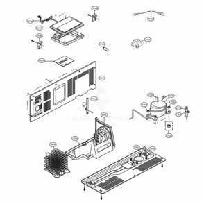 Part Location Diagram of EBR87145169 LG PCB ASSEMBLY,MAIN