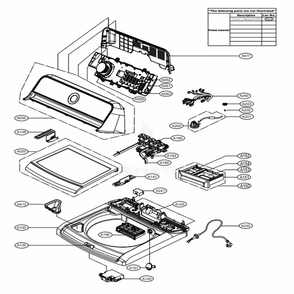 Part Location Diagram of EAD64129515 LG HARNESS,MULTI
