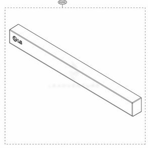 Panel Assembly Diagram and Parts List for LDB4548ST ASTEEUS LG Dishwasher