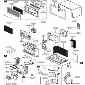Part Location Diagram of MJU64971705 LG TUBE,CONNECTOR