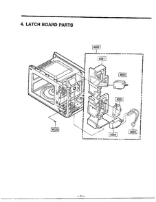 Complete Microwave Page 5 Diagram and Parts List for MA-1164M  LG Microwave