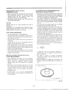 Measuring Energy Leaks Page 2 Diagram and Parts List for MH-1355M  LG Microwave
