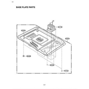 Section 2 Diagram and Parts List for LMA1560SB CBKELGA LG Microwave Oven Combo