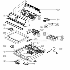 Part Location Diagram of AGL75452907 LG PANEL ASSEMBLY,FRONT