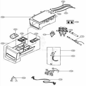 Part Location Diagram of AGL74912810 LG PANEL ASSEMBLY,DRAWER