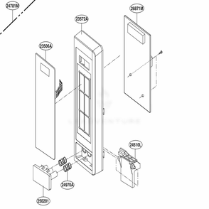 Part Location Diagram of MBG64586203 LG BUTTON,RELEASE