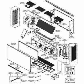 Ce Chassis Diagram and Parts List for ARNU153CEU4 ANWALUS LG Air Conditioner