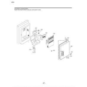 Section 1 Diagram and Parts List for LFX23961SB AWBCLGA LG Refrigerator