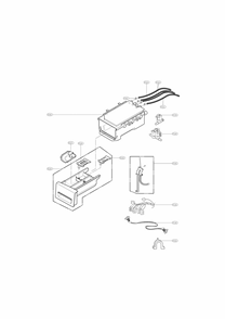 Part Location Diagram of AGL72941812 LG PANEL ASSEMBLY,DRAWER