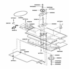 Plate Chamber Assy Parts Diagram and Parts List for ACO1180AB ABKEAMA LG Range